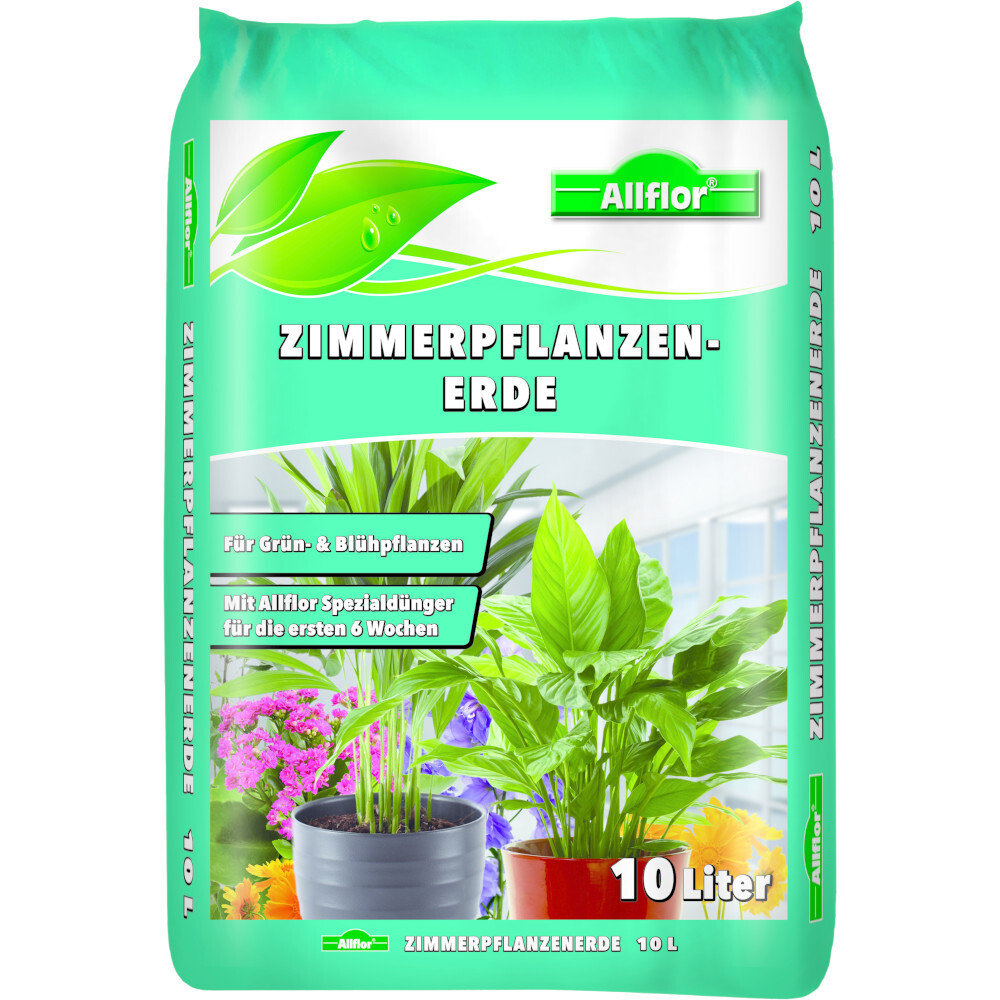 Allflor Zimmerpflanzenerde 10 Liter Beutel