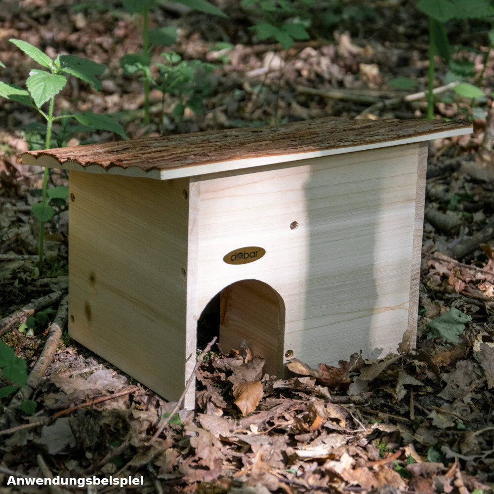 Igelhaus Holz  34 x 28 x 25 cm image number 1