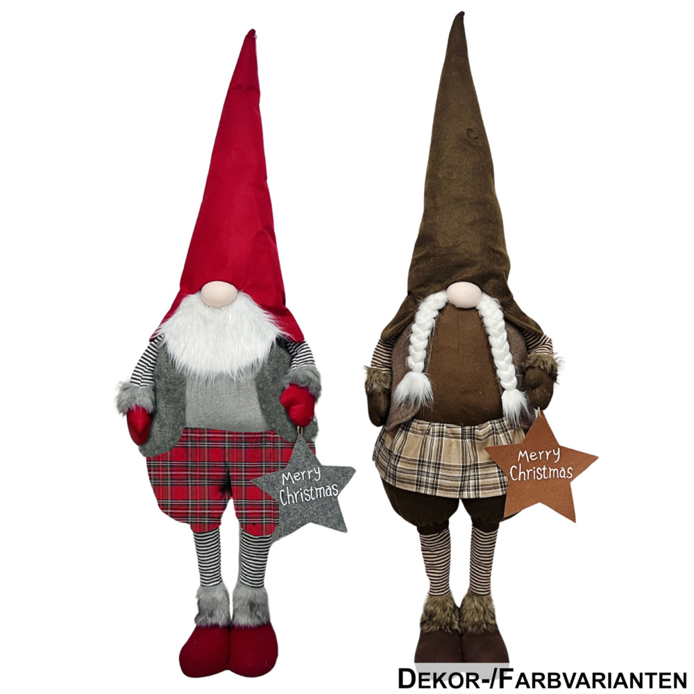 XXL-Wichtel mit Teleskopbeinen 115 - 160 cm, sortiert