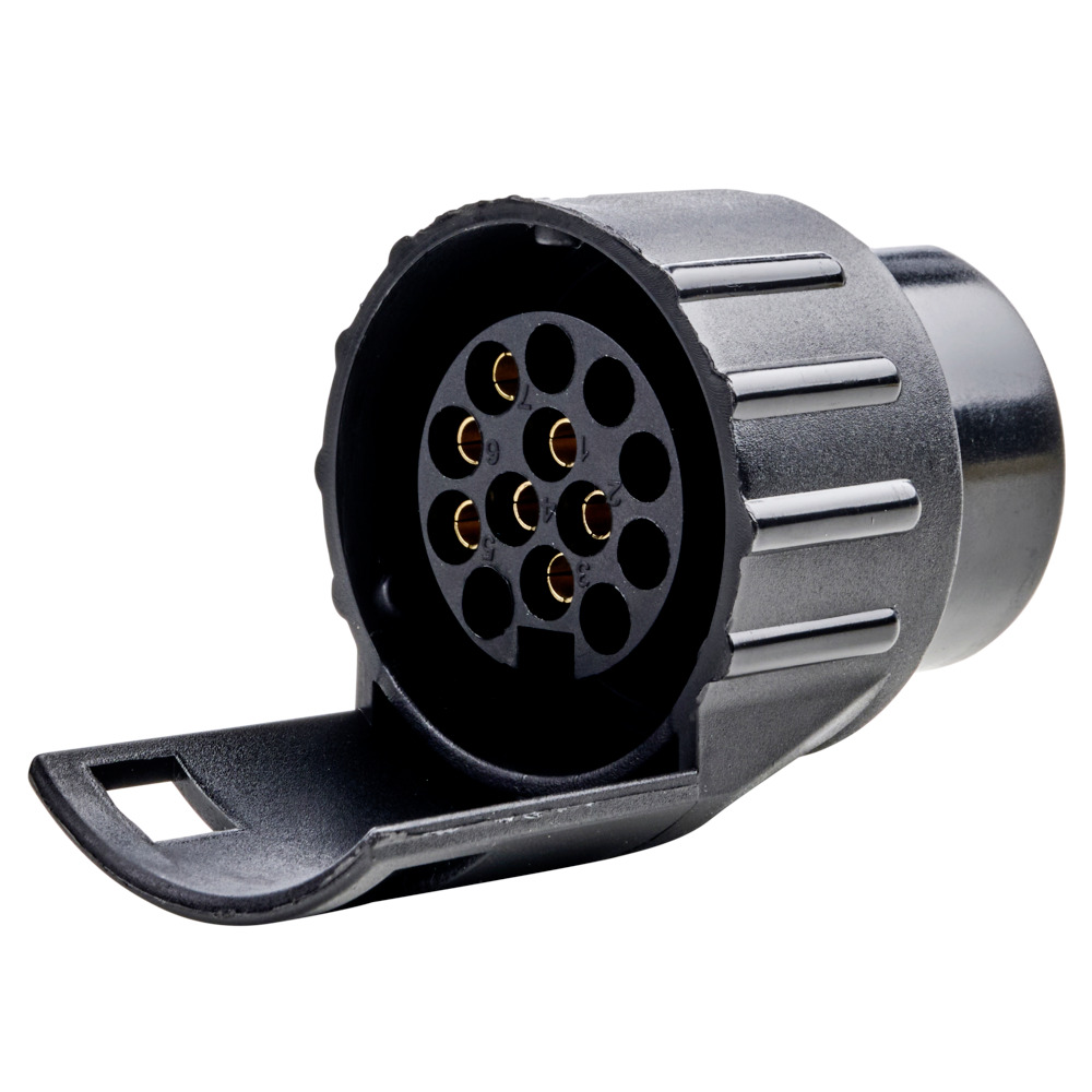 Kurzadapter Mini 7-auf13-polig 12V aus Kunststoff