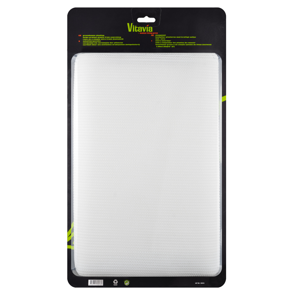 Vitavia Schattiergewebe aus PE in Wei&szlig;