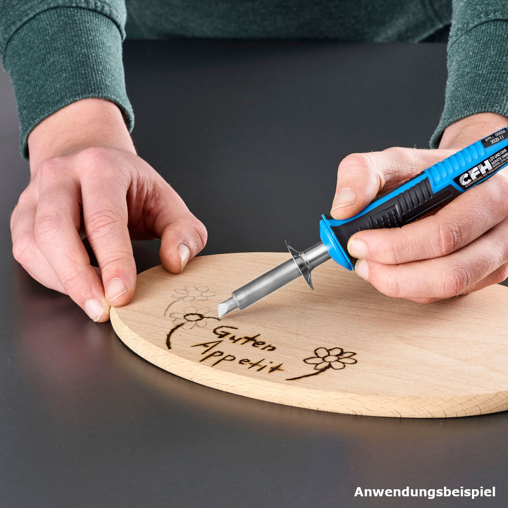 CFH Brandmalkolben Set BM245 230V 30W Bleistiftform mit Sicherheitsablegest&auml;nder image number 3