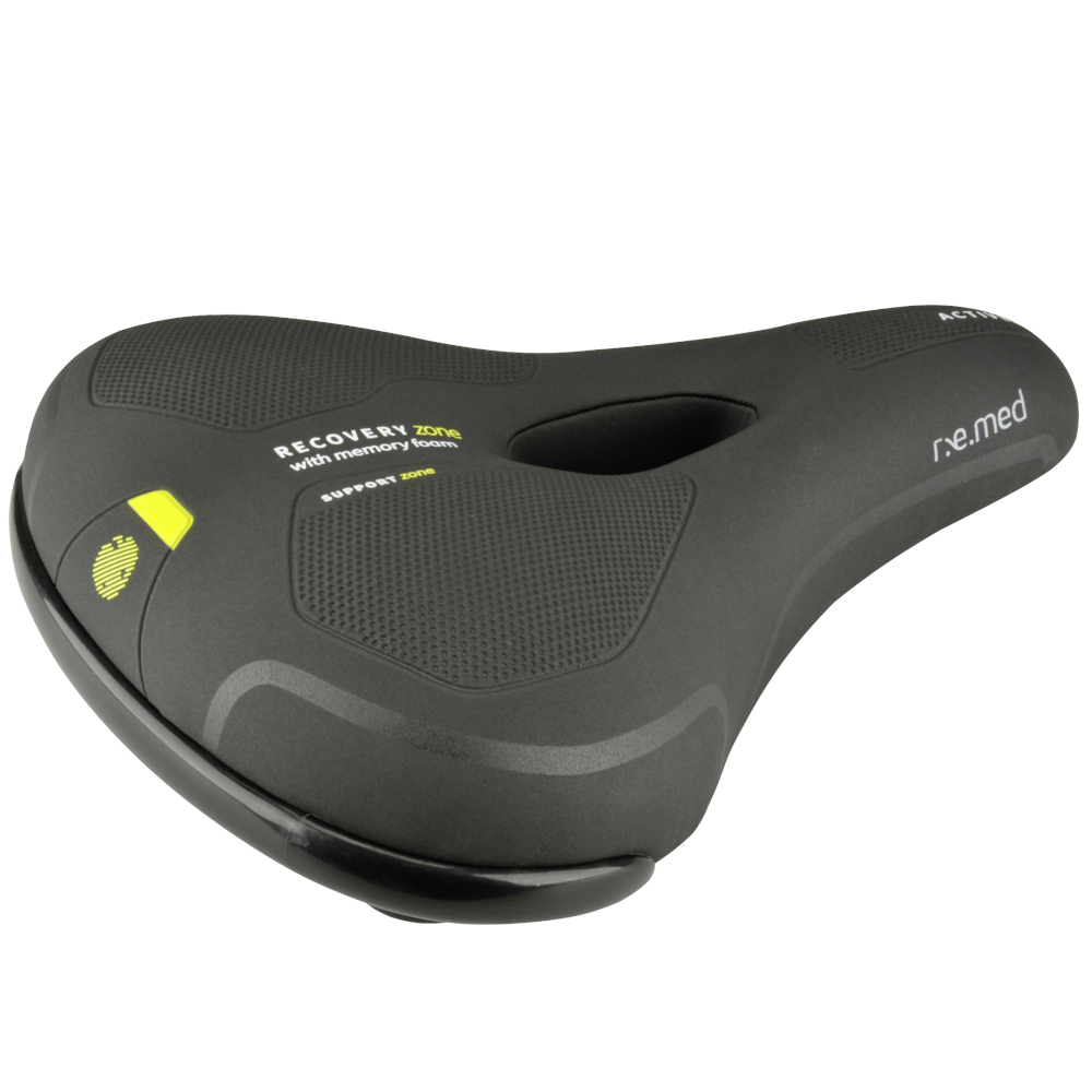 FISCHER Fahrrad Sattel Trekking gepolstert