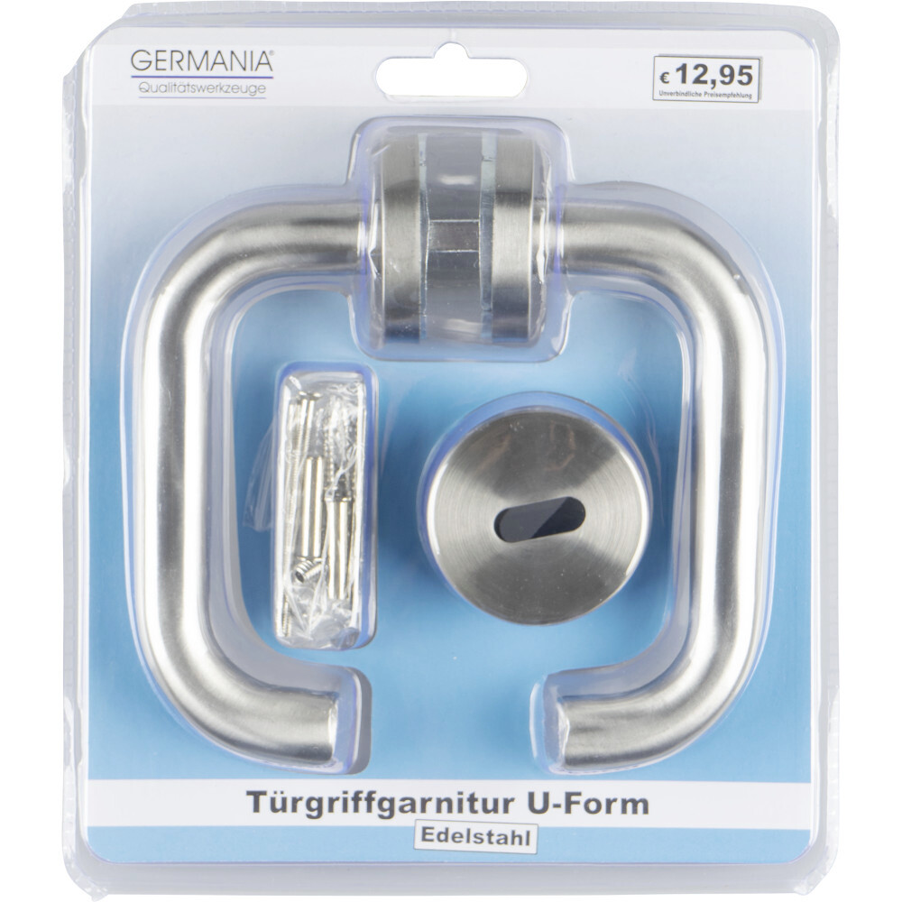 GERMANIA&reg; T&uuml;rgriff Dr&uuml;ckergarnitur U-Form aus Edelstahl image number 3