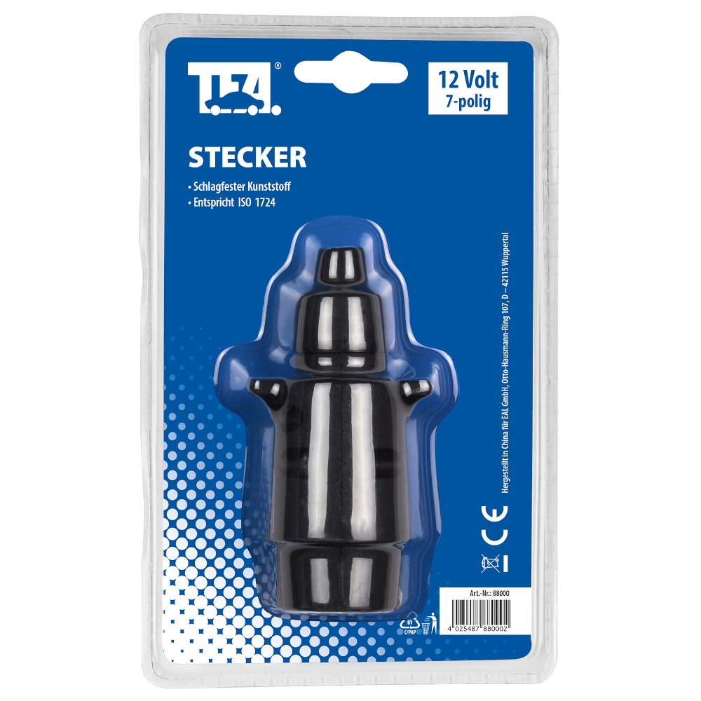 TFA Stecker 7-polig aus Kunststoff mit 12 V image number 2