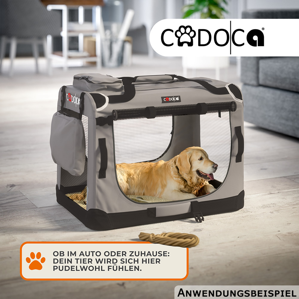 Tiertransportbox M 60 x 42 x 44 cm grau image number 7