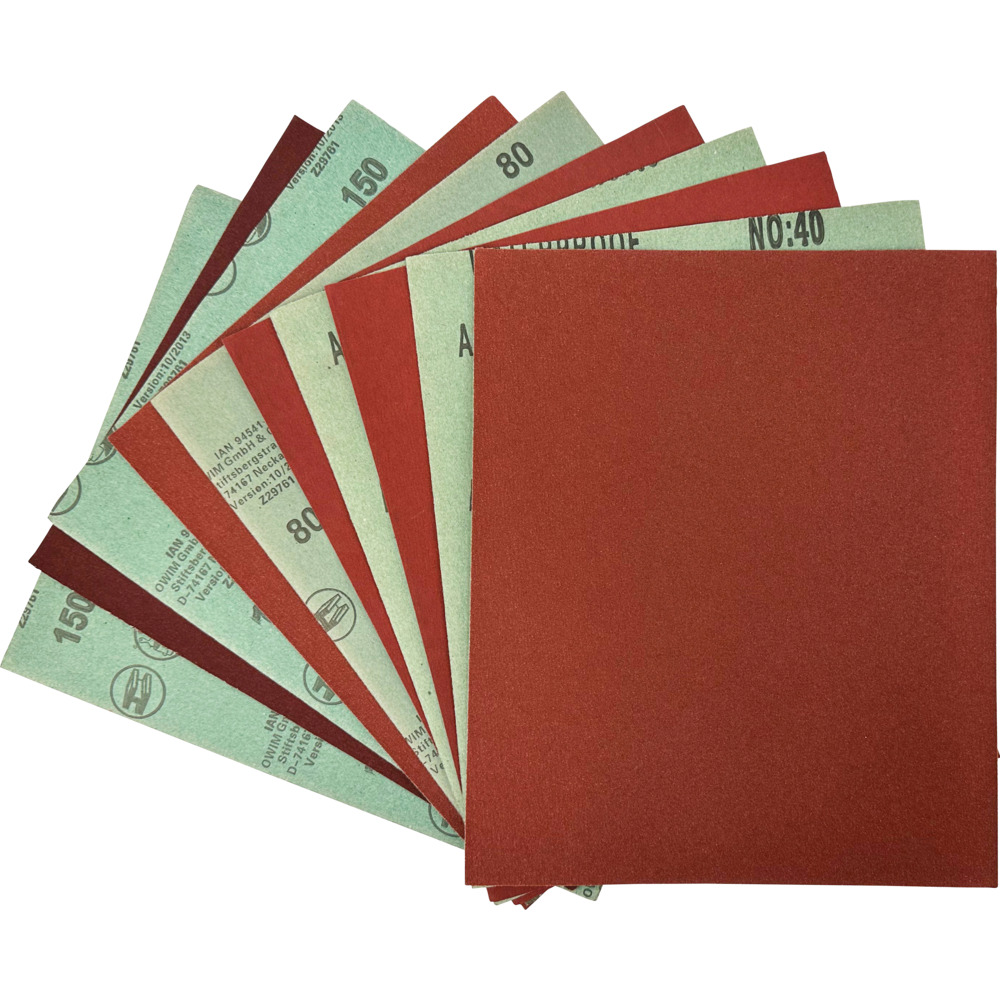 GERMANIA&reg; Schleifpapier-Set 10-teilig, Trocken image number 1
