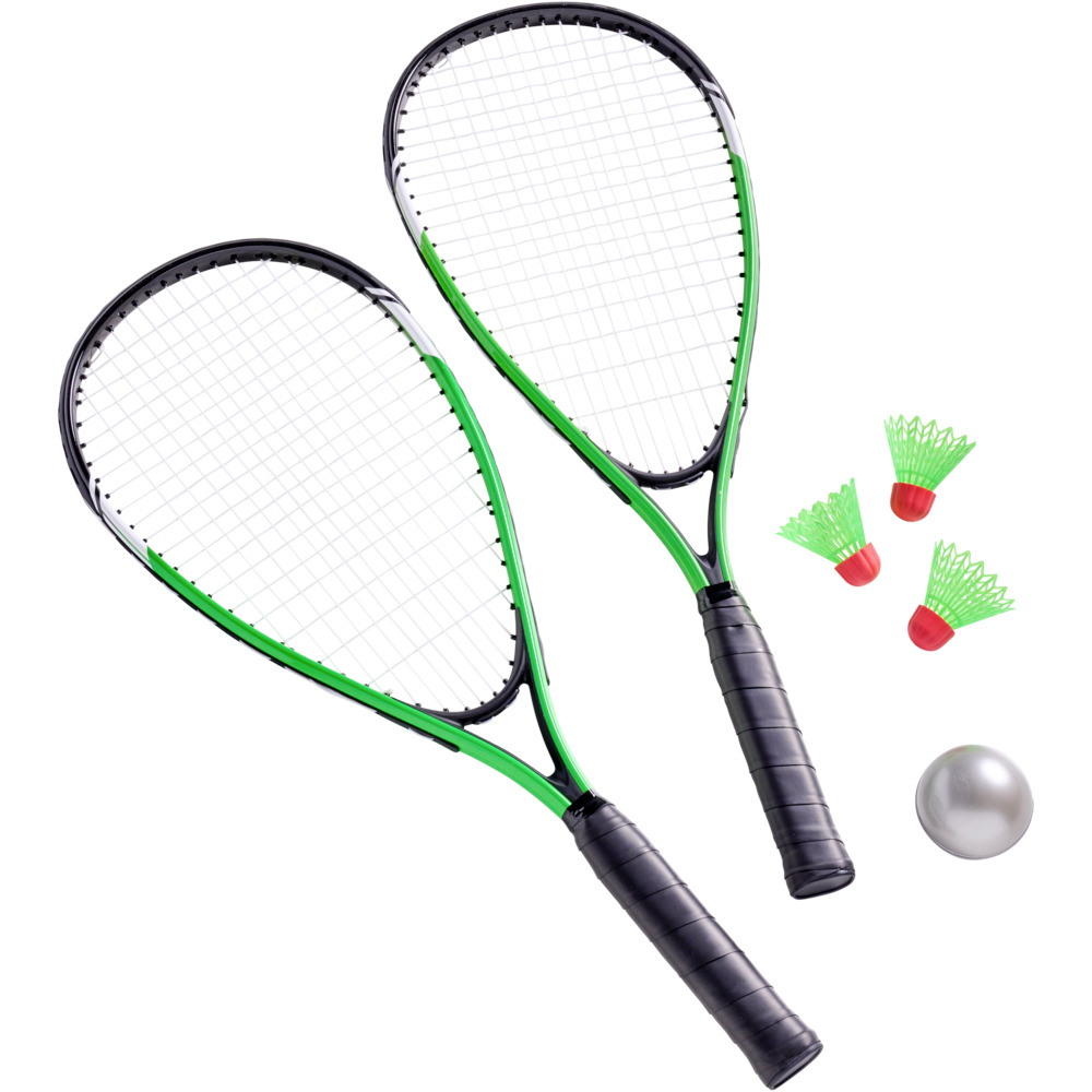 Badminton-Set 7-teilig Gr&uuml;n - B-Ware image number 1