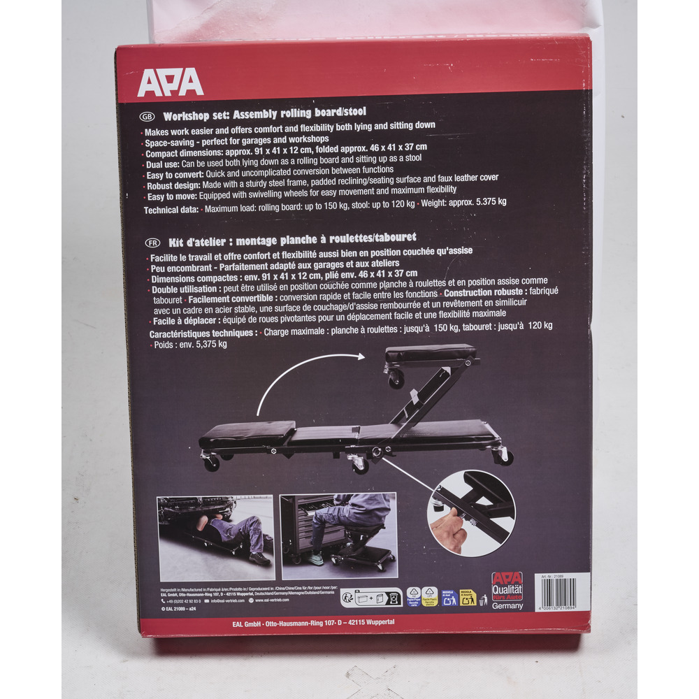 APA Montage Rollbrett/Hocker 2in1 image number 4