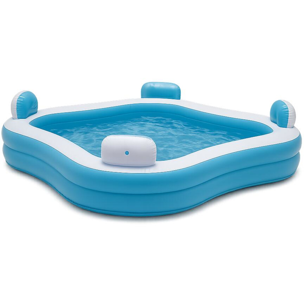 Lounge-Pool eckig 183x183x51 cm aus PVC