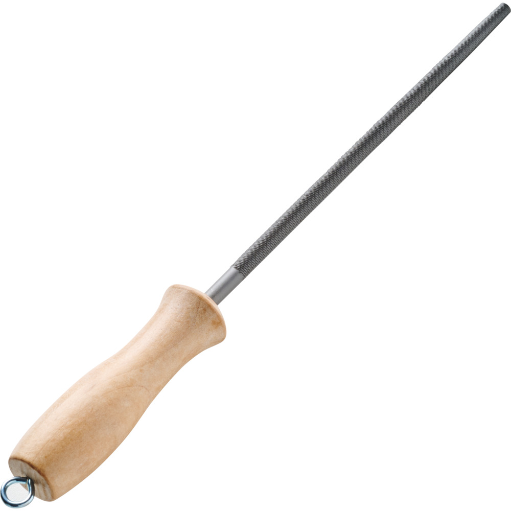 GERMANIA&reg; Rundfeile 200 mm mit Holzgriff