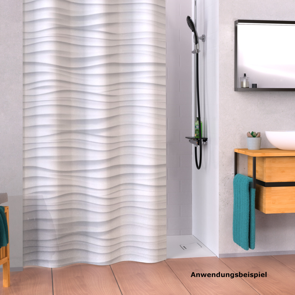 Duschvorhang White Wave image number 4