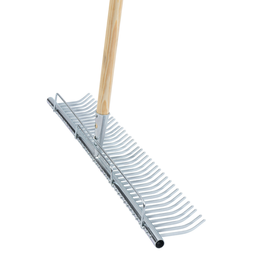 Rasenrechen 700mm mit Stiel