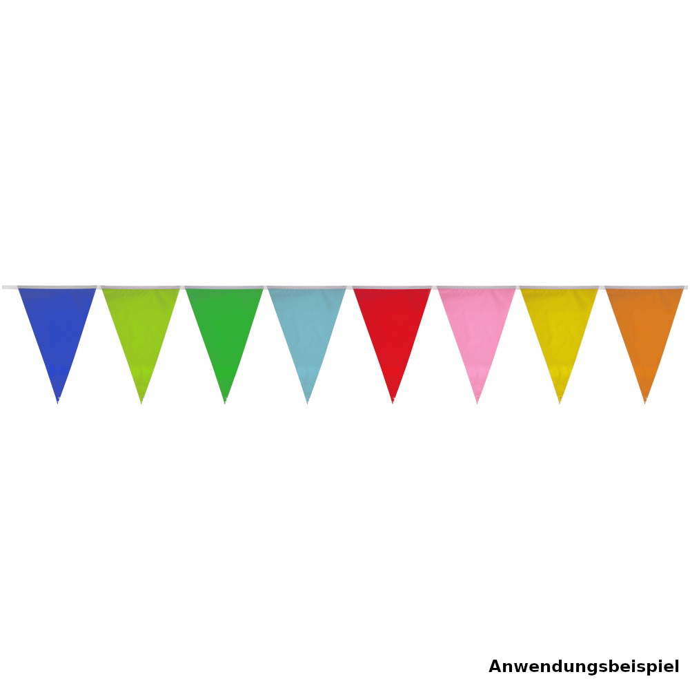 Wimpelkette 10 m bunt image number 1