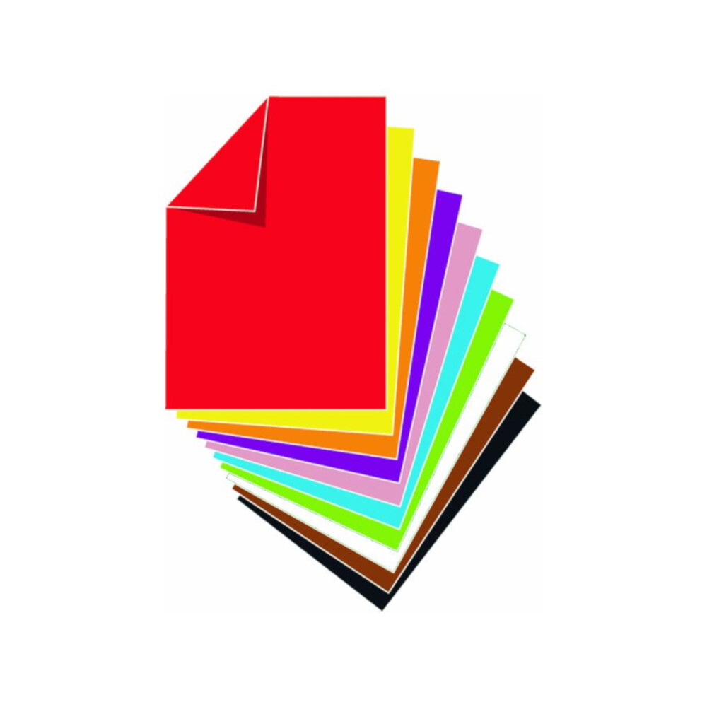 Fotokarton 10 Blatt 10 Farben