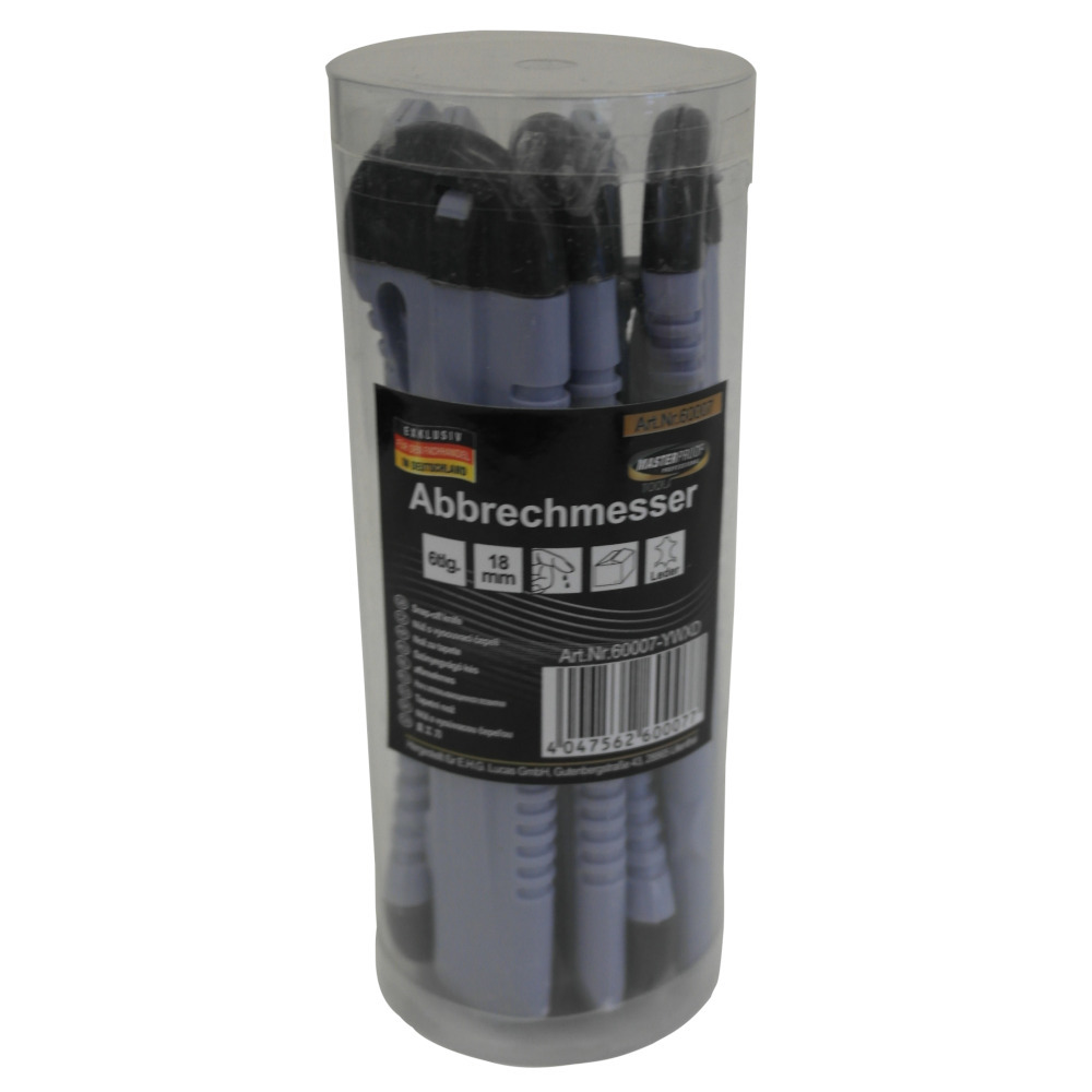 Abbrechmesser-Set 6 St&uuml;ck 18 mm