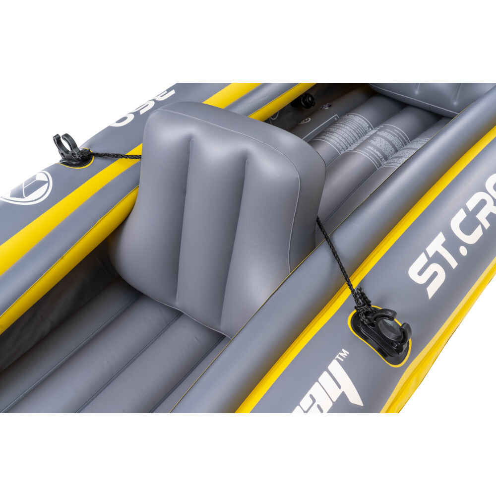 Kajak St. Croix aufblasbar f&uuml;r 2 Personen aus PVC mit Fu&szlig;pumpe und Paddel image number 6
