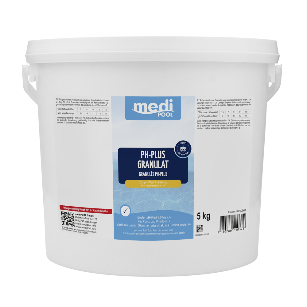 PH Plus Granulat 5 kg Pool-Pflege