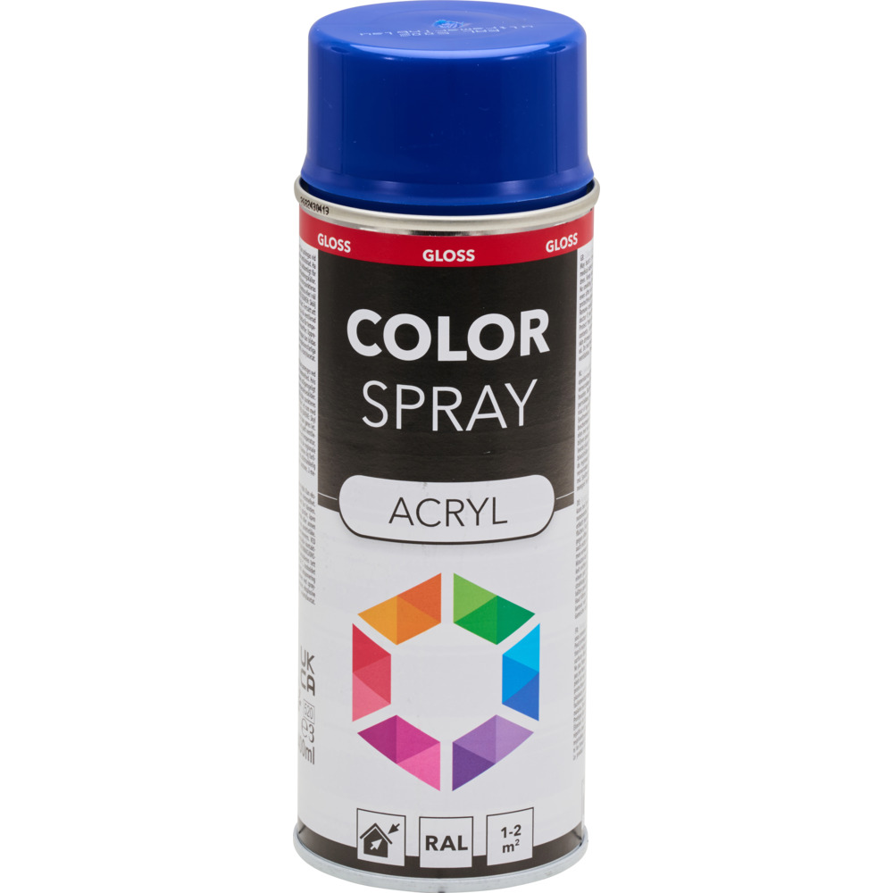 Lackspray gl&auml;nzend 400 ml Acryl RAL5002 ultramarinblau image number 1