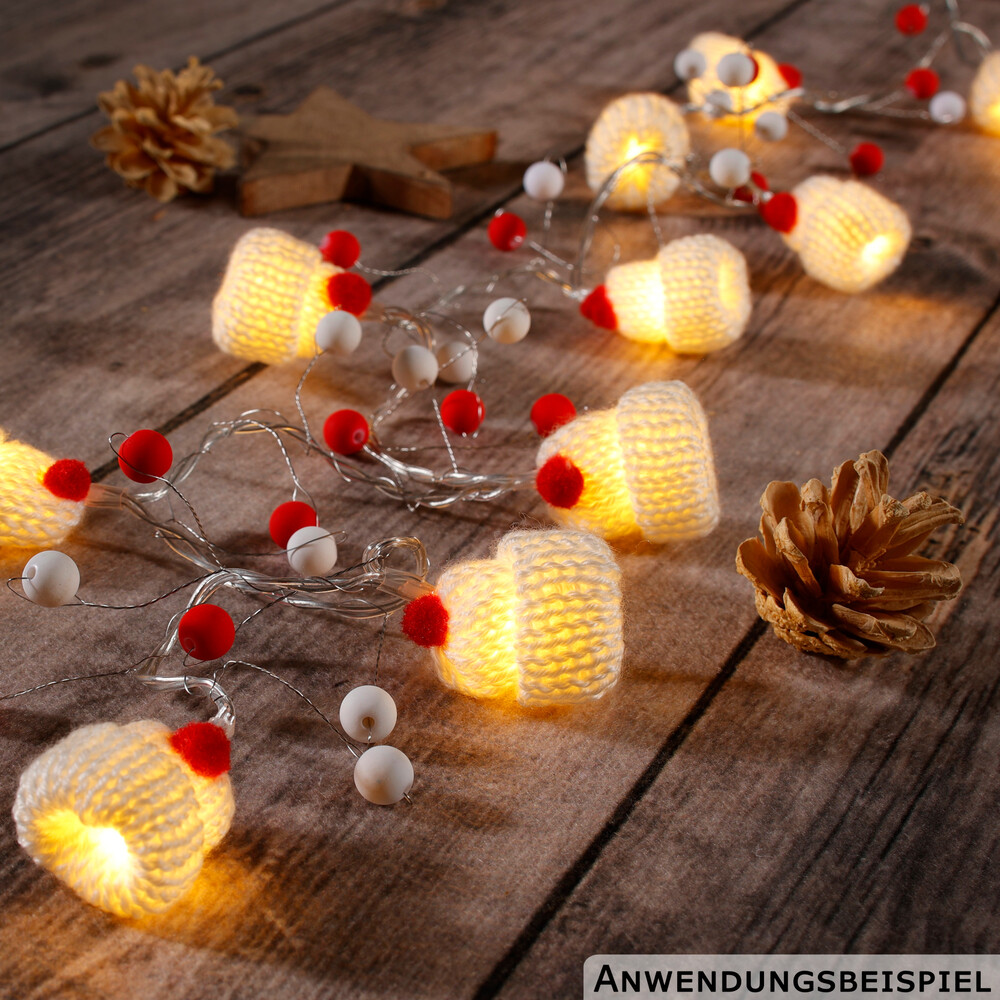 LED-Lichterkette Weihnachtsdekor 10 LEDs - Designauswahl image number 6
