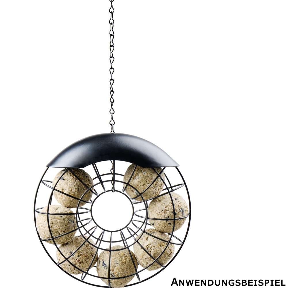 Meisenkn&ouml;delhalter rund aus Stahl mit Aufh&auml;ngung image number 2