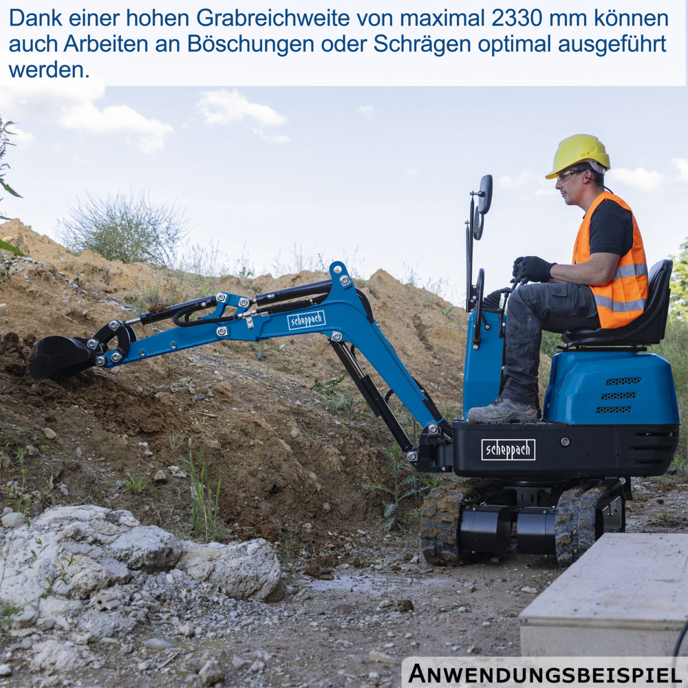 Scheppach Mini-Bagger EXC815 image number 10