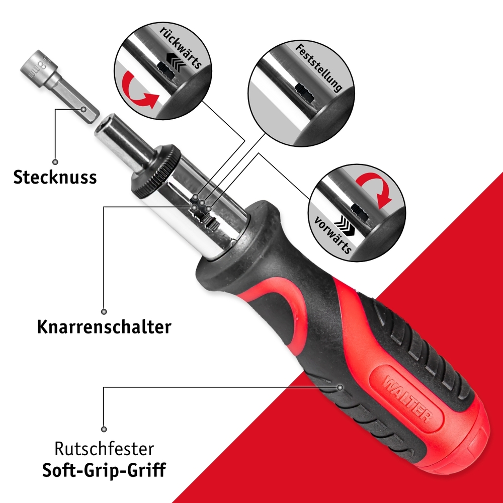 WALTER XXL-Schraubendreher- und Bitset 100-teilig image number 5
