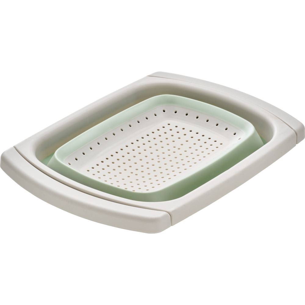 Sieb faltbar medium ausziehbar 38/60 x 26,5 x 4,5 cm grau image number 3