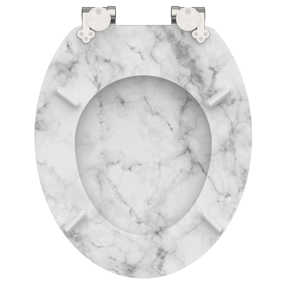 WC-Sitz MDF mit Absenkautomatik Marmor-Stone image number 4