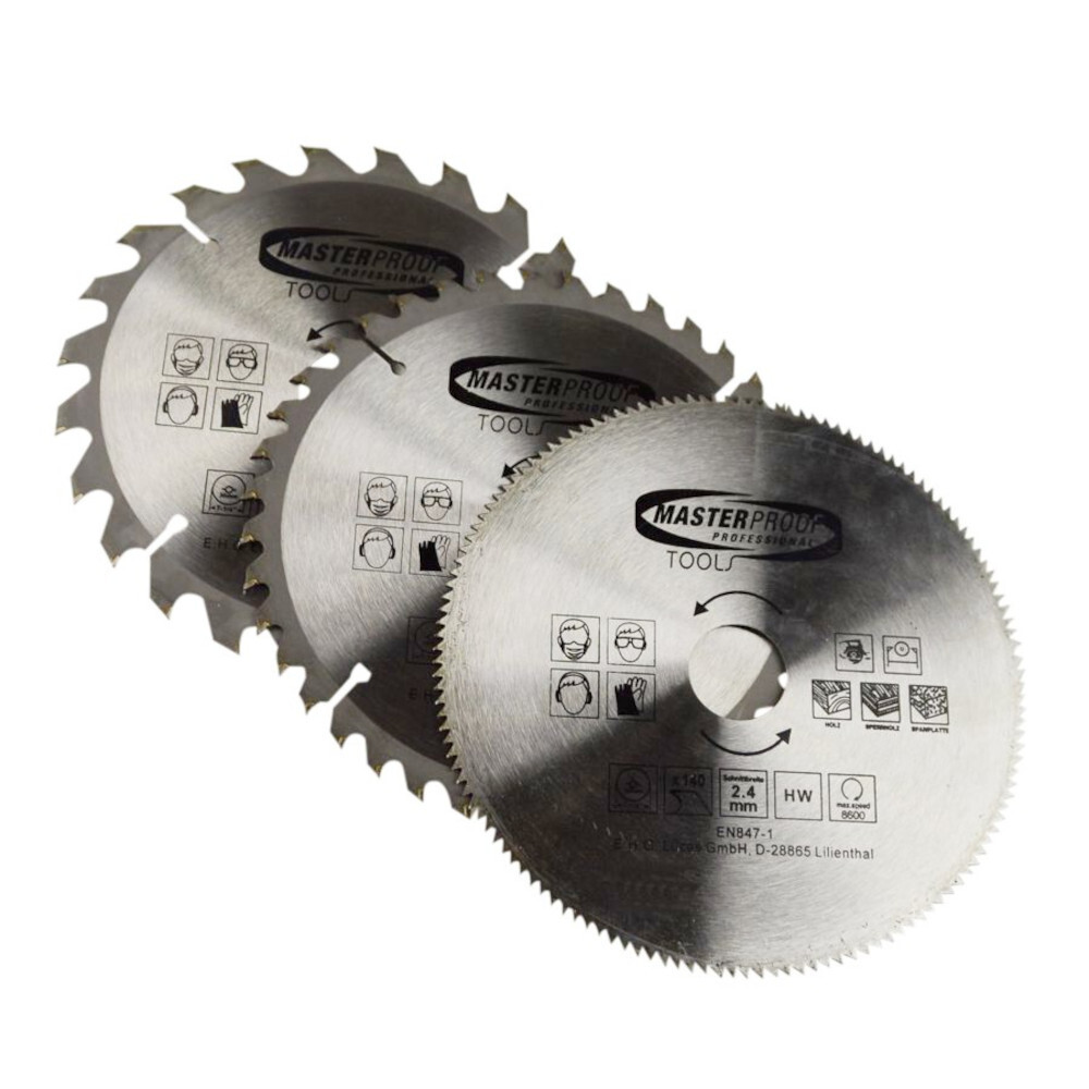 Kreiss&auml;geblatt-Set &Oslash; 185 mm 3-teilig