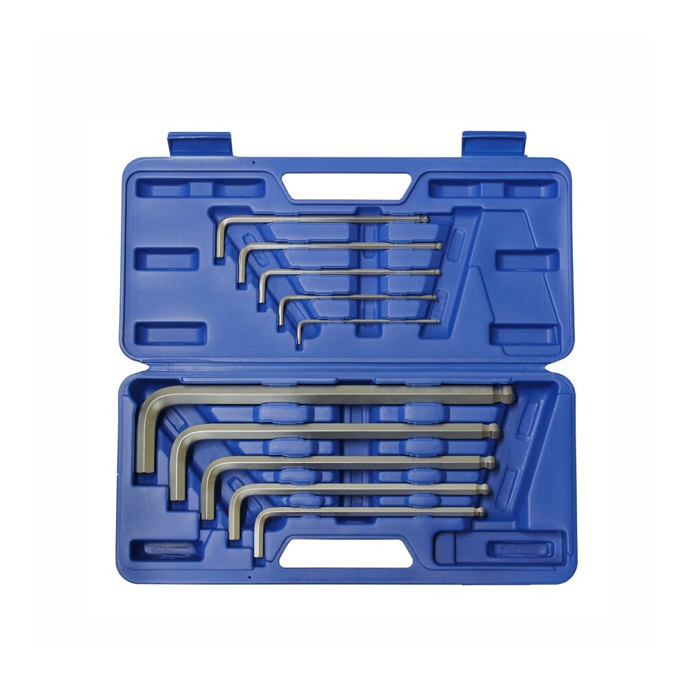 Normex Stiftschl&uuml;sselsatz 10-teilig aus Chrom Vanadium Stahl