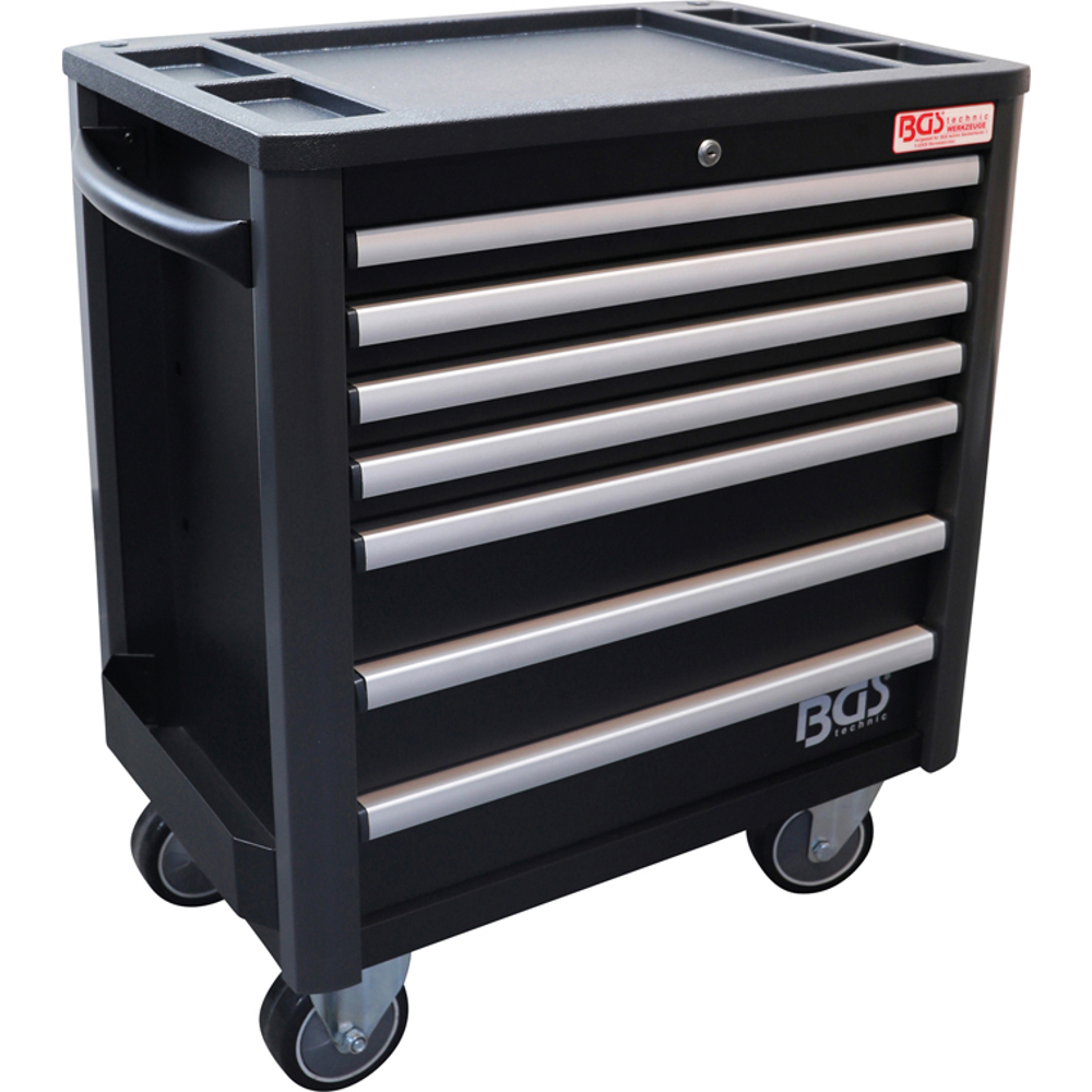 BGS&reg; Profi Werkstattwagen leer mit 7 Schubladen und geringer Bauh&ouml;he