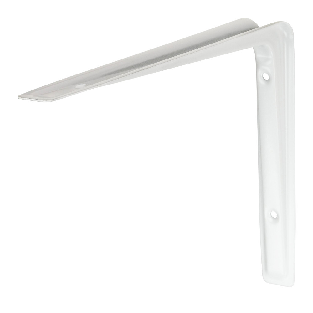 Konsole Altura 170 x 120 mm 16 kg aus Stahl, pulverbeschichtet in Wei&szlig;