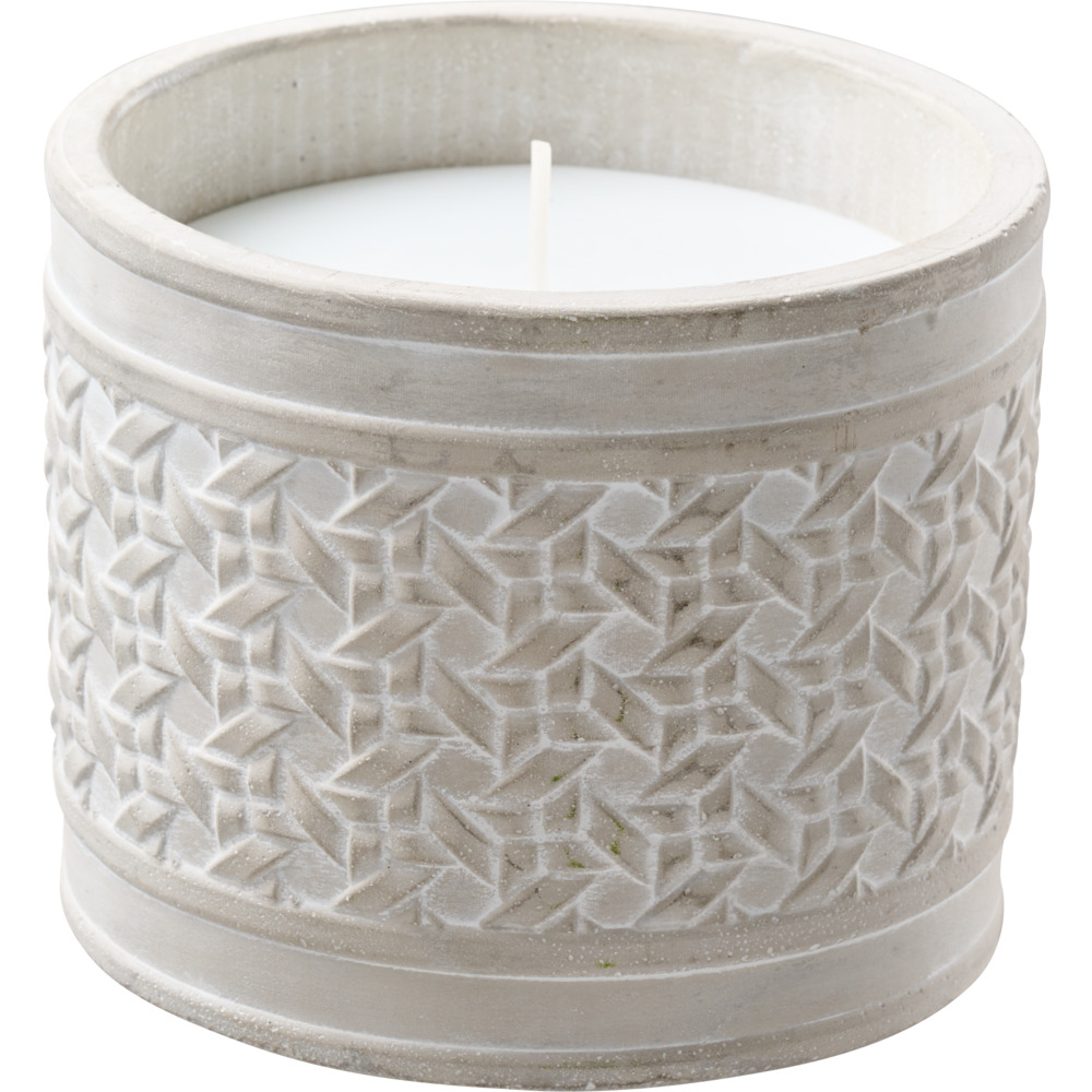 Citronellakerze &Oslash;12x10 cm im Betontopf image number 3