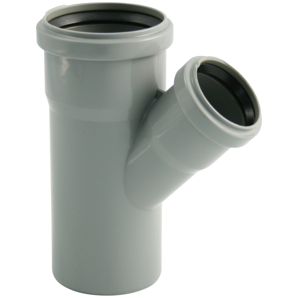 HTEA Einfach-Abzweig DN 75/50 mit 45&deg; Winkel