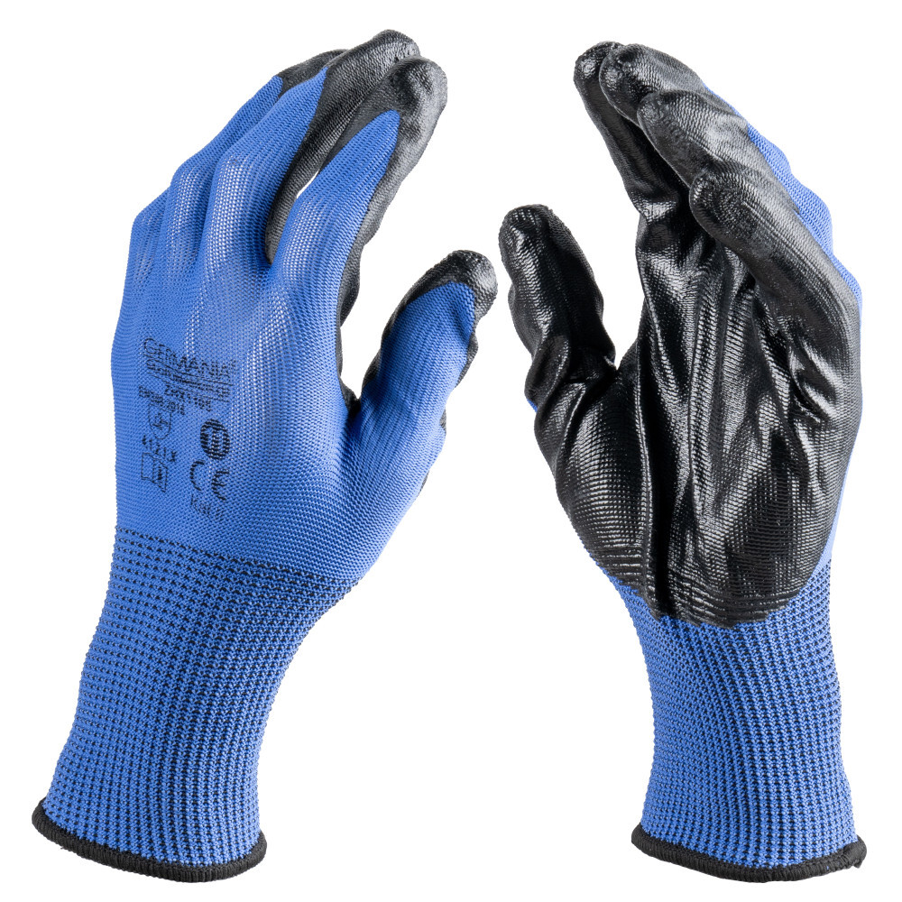 Arbeitshandschuhe-Set Gr&ouml;&szlig;e 11 5 Paar in Blau