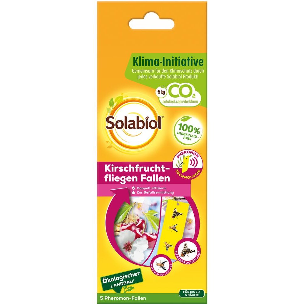 Solabiol Kirschfruchtfliegen-Falle auf Pheromonbasis image number 1