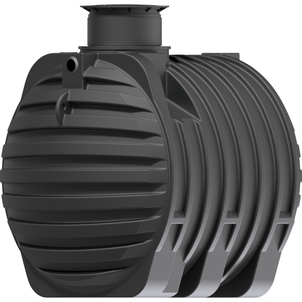 Regenwasser-Zisterne 6.500 Liter mit Ausgleichsdom und Tankabdeckung image number 1