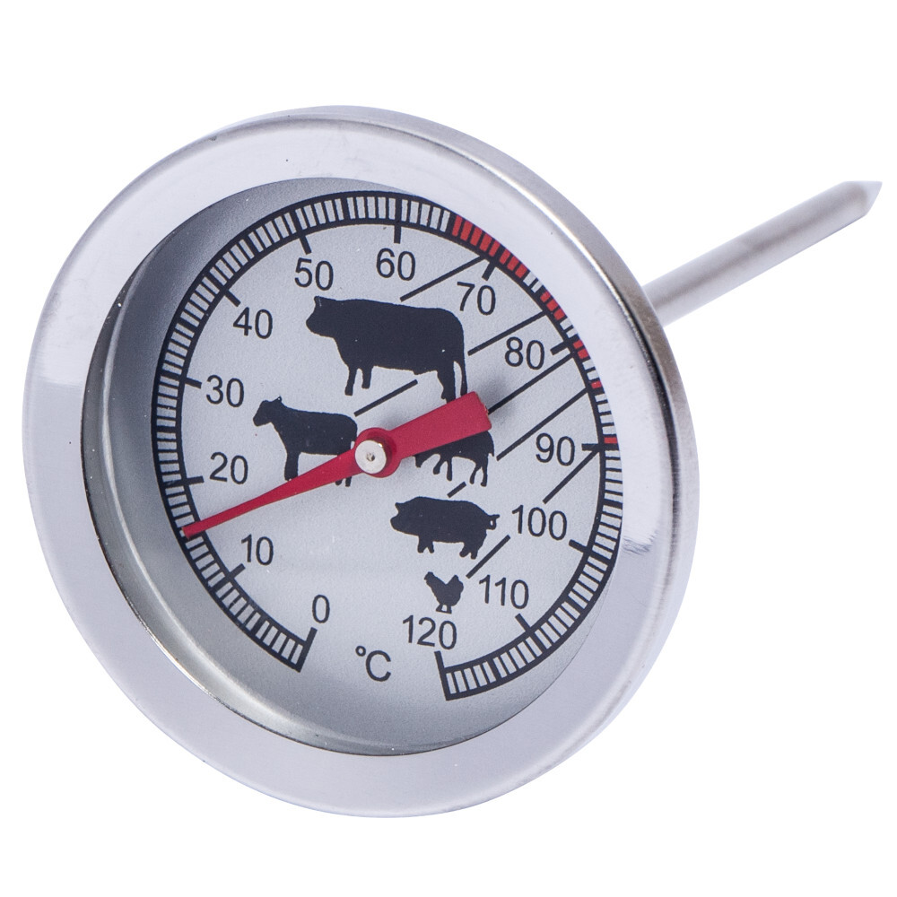 Grill- und Bratenthermometer &Oslash; 5 cm aus Edelstahl