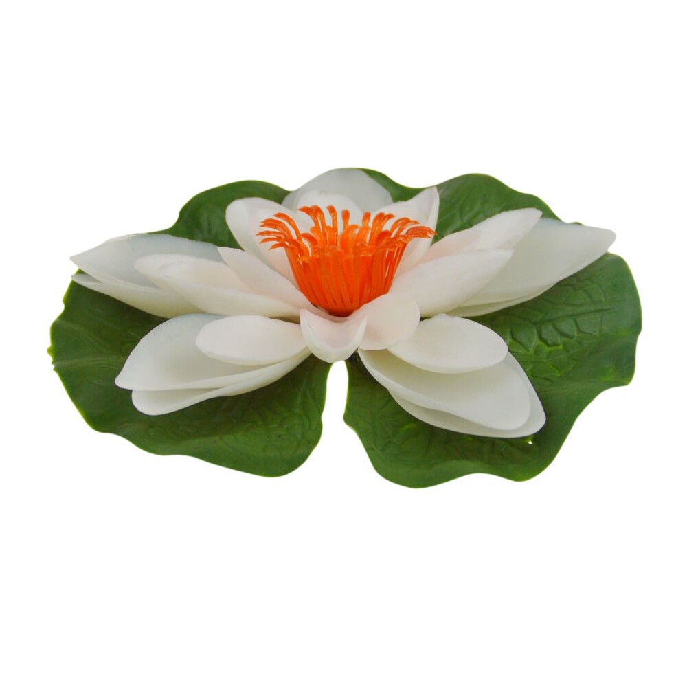 Gardena Seerose Kunststoff &Oslash;13 cm wei&szlig;