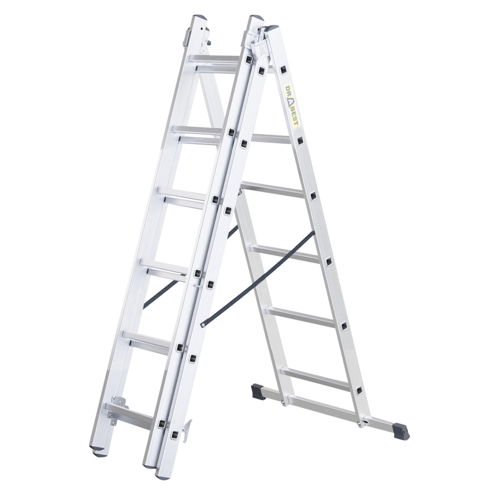 3in1 Aluminium-Mehrzweckleiter bis ca. 150 kg