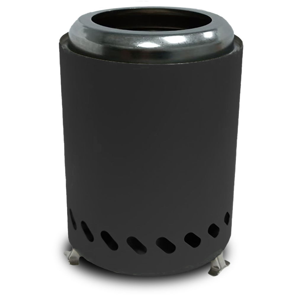 Tischfeuer PureFlame anthrazit &Oslash; 14,5 x 19,5 cm