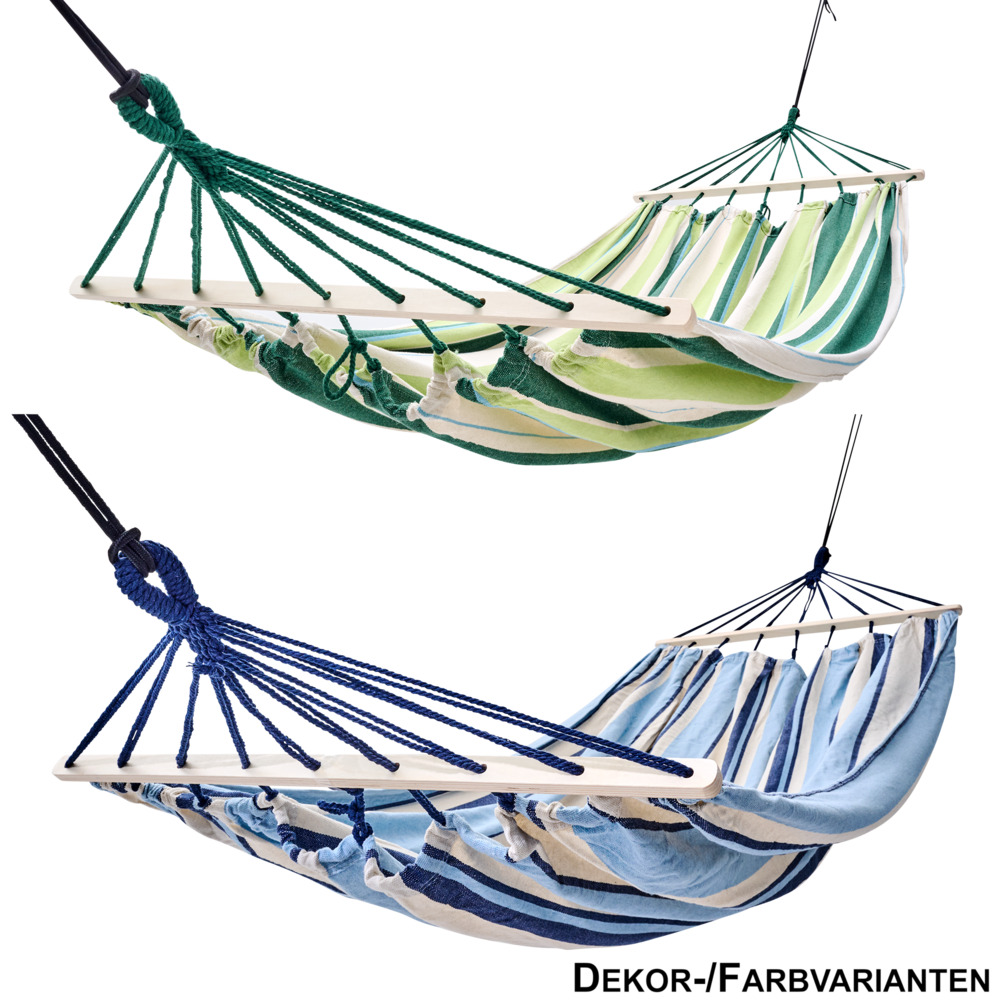 H&auml;ngematte 200 x 150 cm gestreift