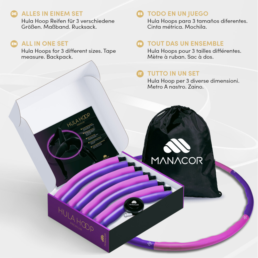 Fitness-Reifen Macacor in Lilapink, inklusive Zubeh&ouml;r image number 2