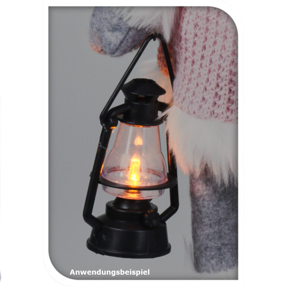 Dekofigur Wichtel 85 cm XXL Wichtel mit leuchtender LED-Laterne image number 1