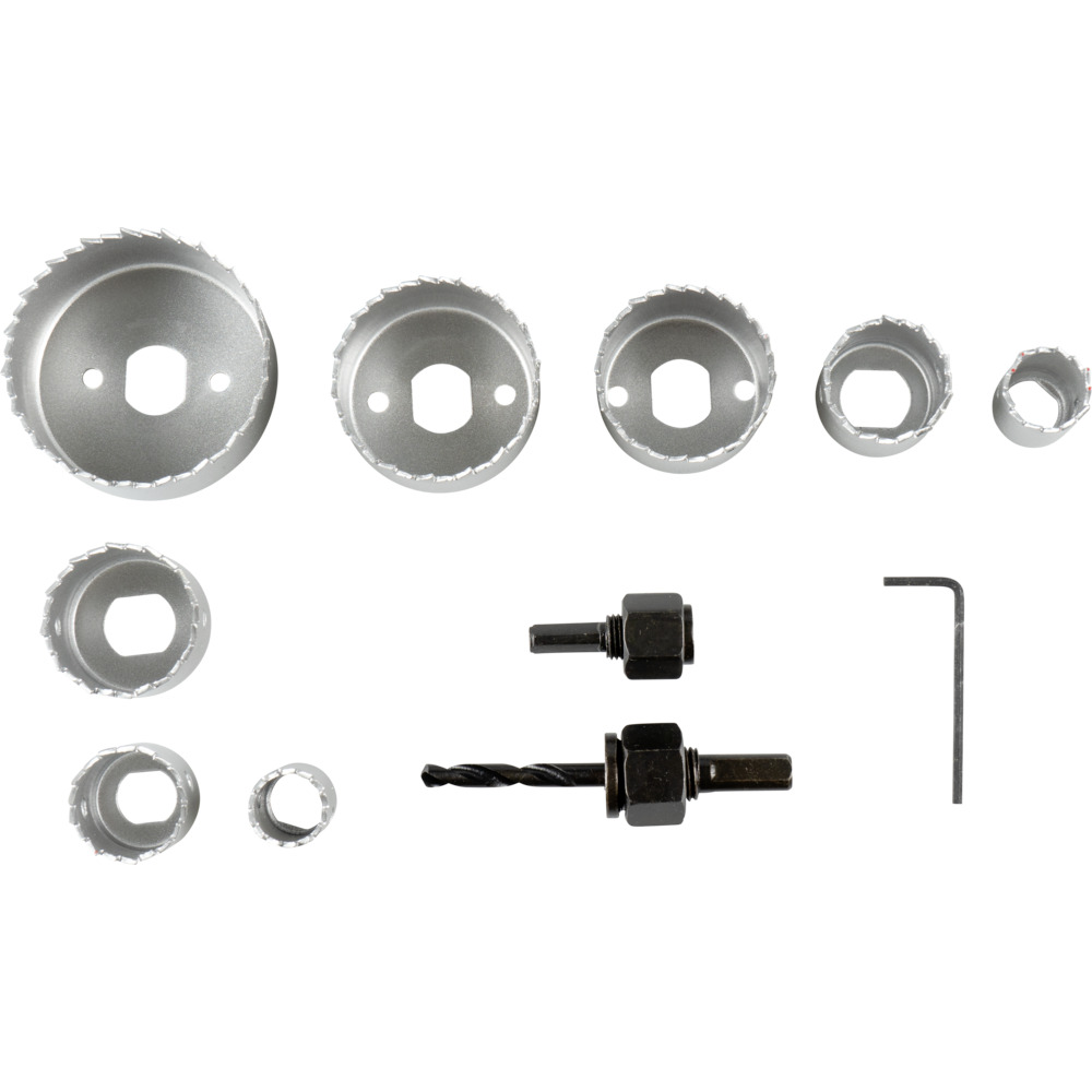 Lochs&auml;gensatz 11-teilig 19-64 mm image number 1