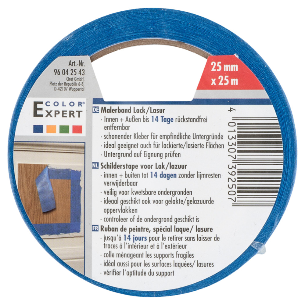 Malerband Lack Lasur 25 mm x 25 m image number 1