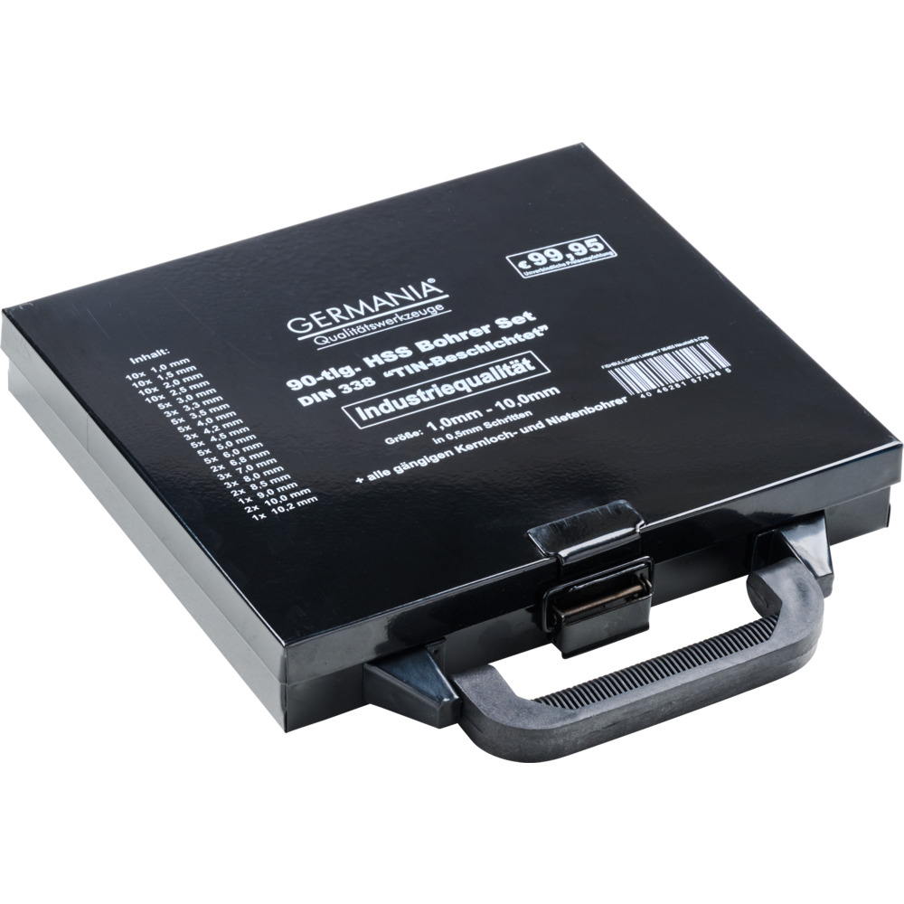 HSS-Bohrer-Set 90-teilig Kernlochbohrer Nietenbohrer image number 5
