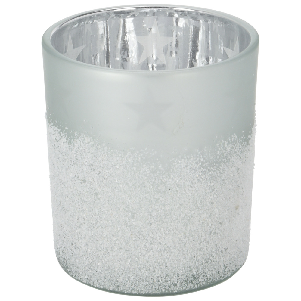 Teelichthalter &Oslash; 7 x 8 cm aus Glas image number 1