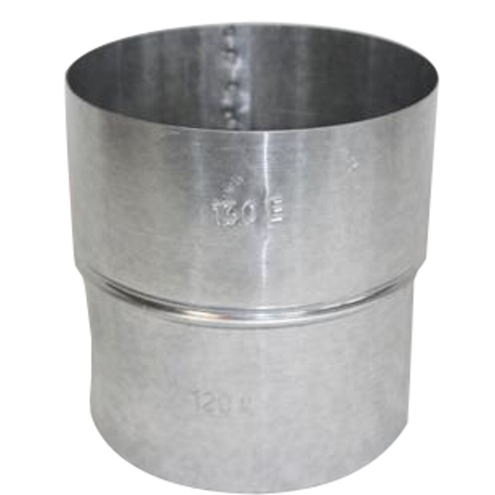 Ofenrohr Erweiterung &Oslash;110W-120Emm feueraluminiert silber